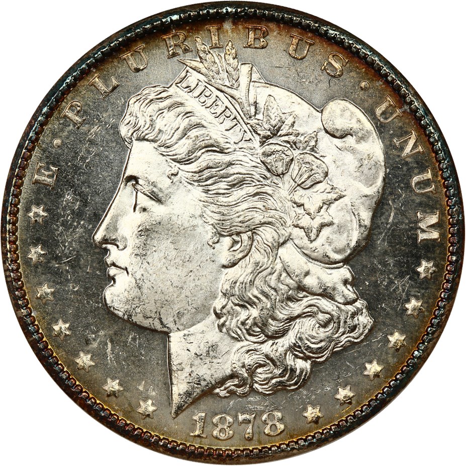 image for: 1878-S $1 NGC MS64 DMPL (OH)