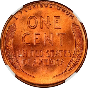 image for: 1952 1c NGC MS67 RD