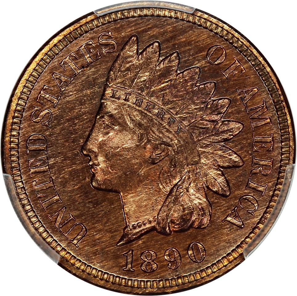 image for: 1890 1c PCGS Proof 64 RB