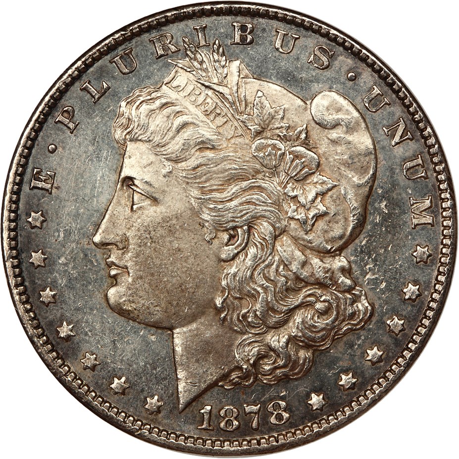 image for: 1878 7/8TF $1 NGC MS63 PL (VAM-41A, 7/4TF)