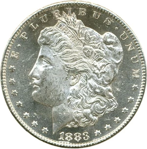 image for: 1883-CC $1 GSA Hoard/NGC MS62 DMPL