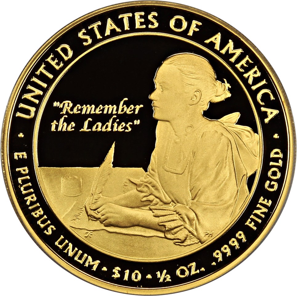 image for: 2007-W Abigail Adams $10 PCGS Proof 70 DCAM (First Strike)