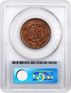 image for: 1841 1c PCGS/CAC MS63 RB (N-4)