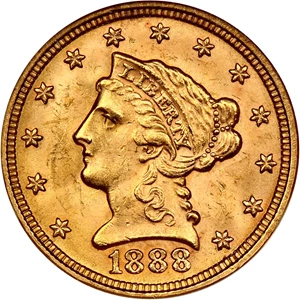 image for: 1888 $2.5 NGC MS64 (OH)