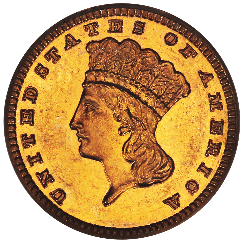 image for: 1884 G$1 PCGS/CAC Proof 63 (OGH)