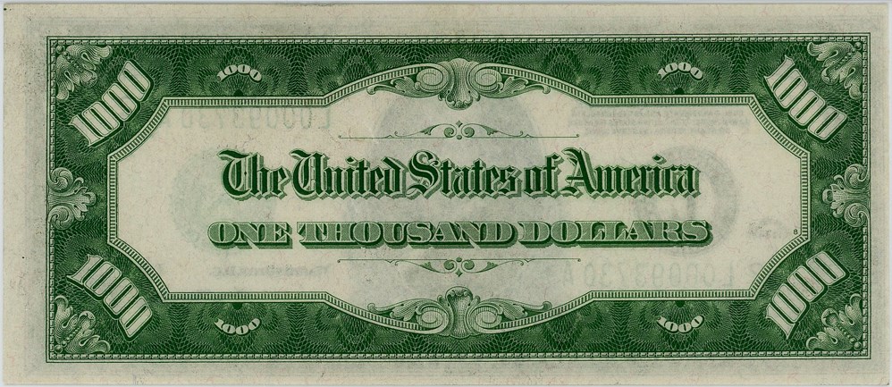 image for: FR. 2212-L 1934A $1000 FRN San Francisco PMG Choice Unc 63 EPQ