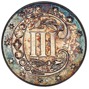 image for: 1869 3cS PCGS Proof 63