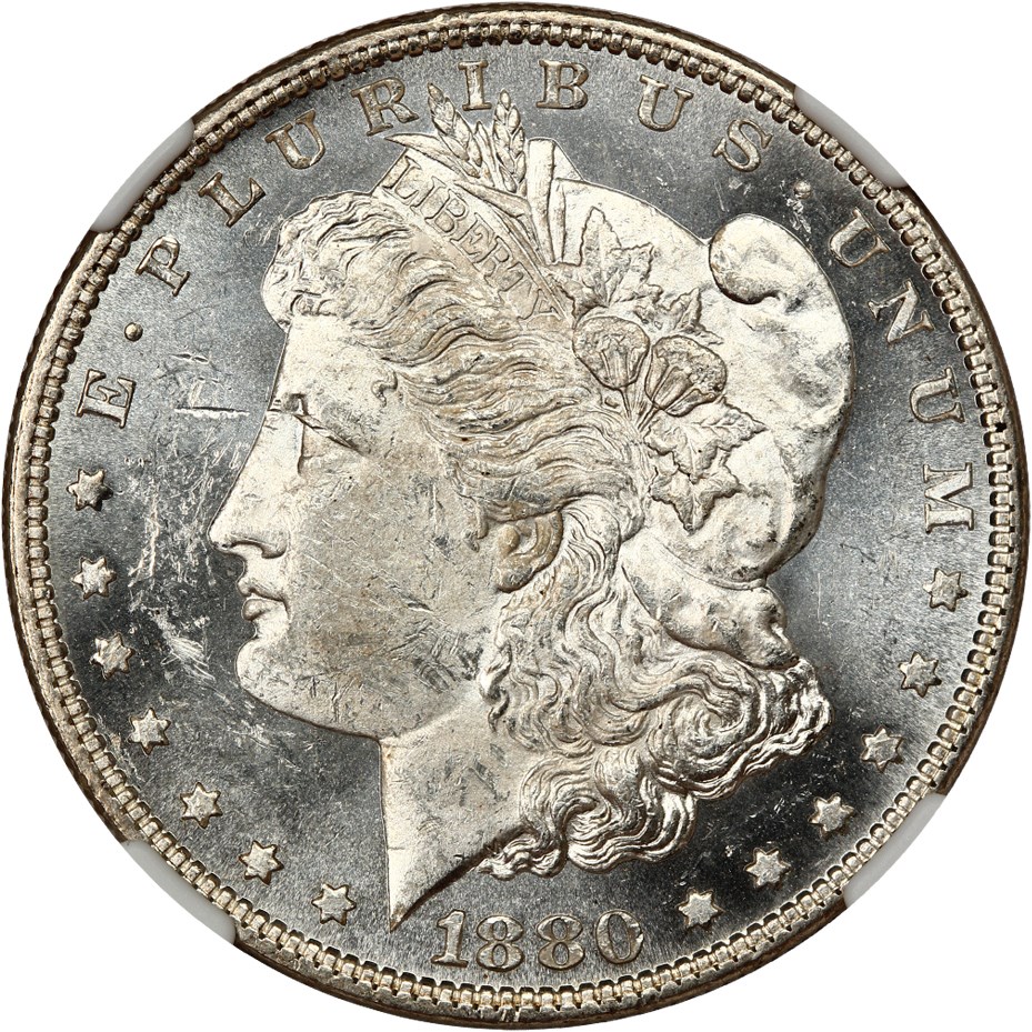 image for: 1880-O $1 NGC MS61 PL