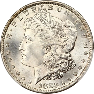 image for: 1883-O $1 PCGS MS67
