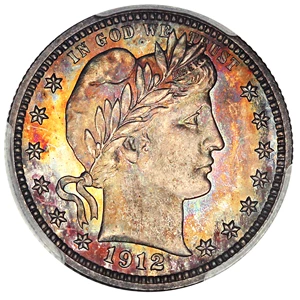 image for: 1912 25c PCGS/CAC Proof 65