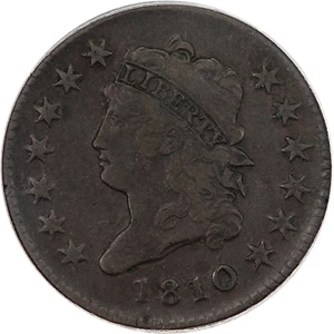 image for: 1810 1c PCGS/CAC VF25
