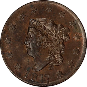 image for: 1817 1c NGC/CAC MS63 BN (13 Stars, OH)