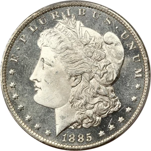 image for: 1885-O $1 PCGS MS66 DMPL