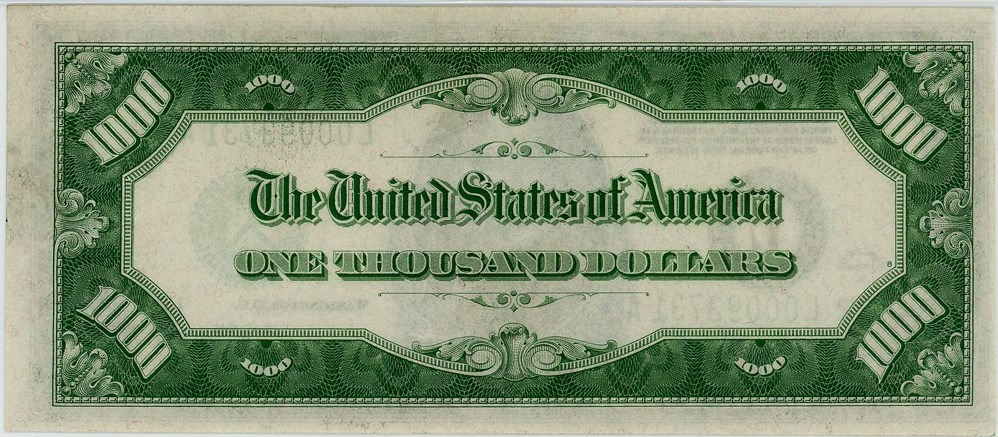 image for: FR. 2212-L 1934A $1000 FRN San Francisco PMG Choice Unc 63 EPQ