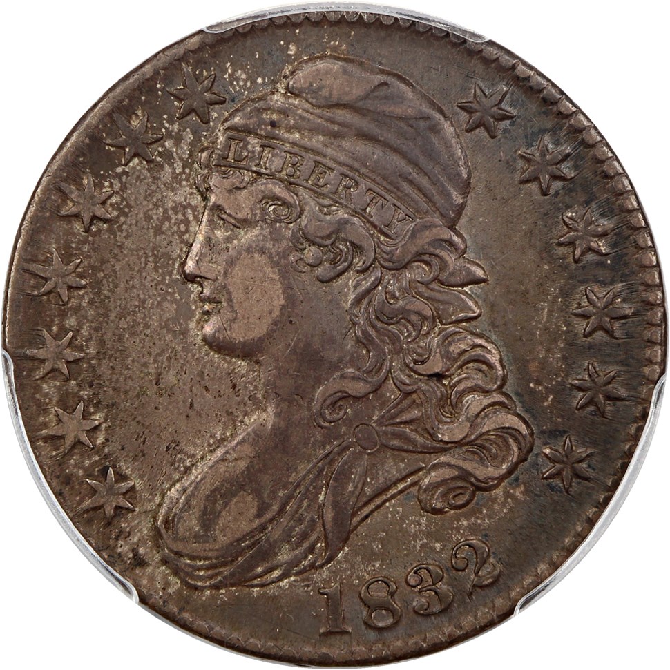 image for: 1832 50c PCGS XF45 (Large Letters)
