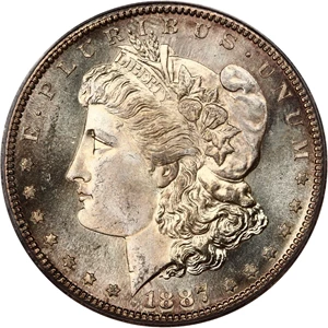 image for: 1887-S $1 PCGS MS66 ex: Jack Lee Collection