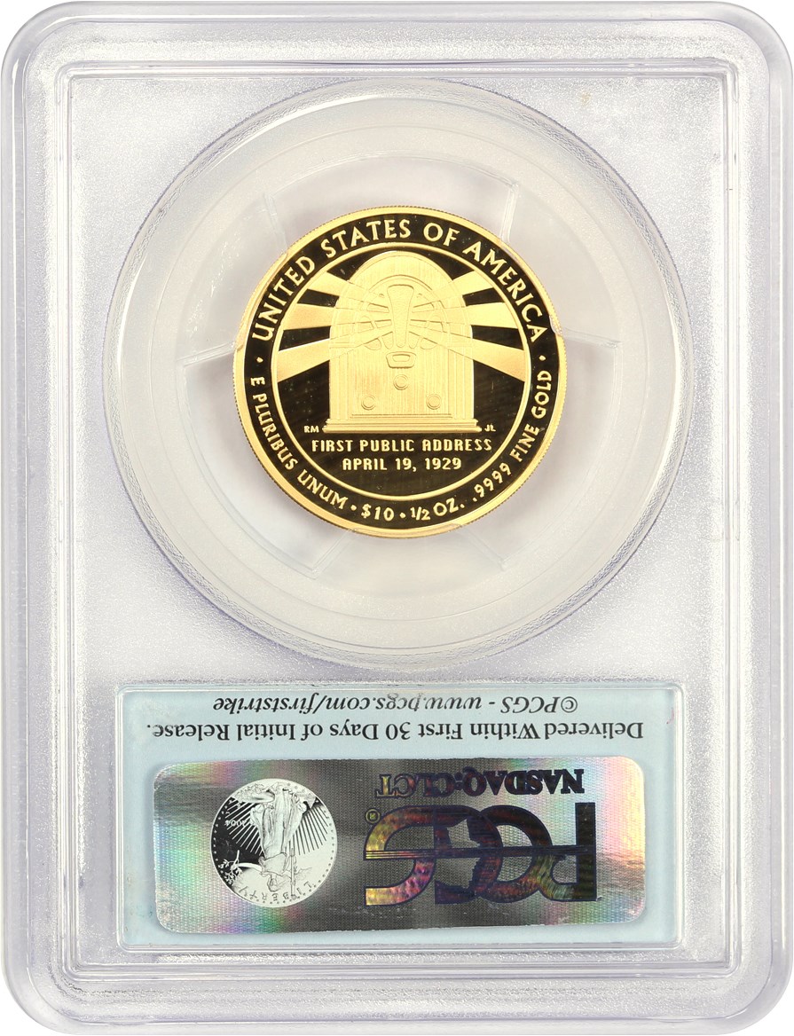 image for: 2014-W Lou Hoover $10 PCGS Proof 69 DCAM (First Strike)