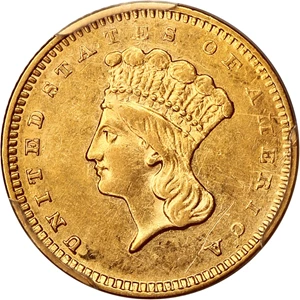 image for: 1857-S G$1 PCGS XF45