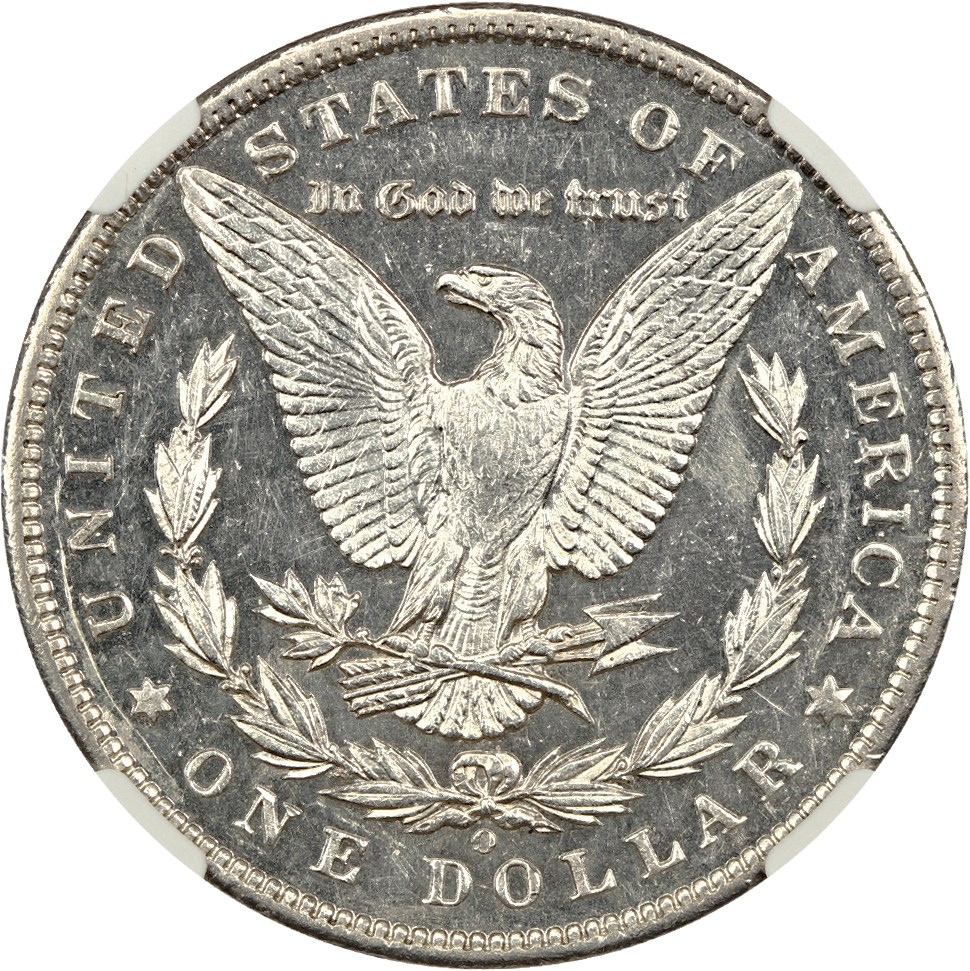 image for: 1896-O $1 NGC AU58 DMPL