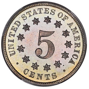 image for: 1877 5c PCGS Proof 67 CAM
