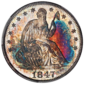 image for: 1847-O 50c PCGS MS64