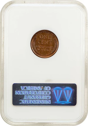 image for: 1914-S 1c NGC MS65 RB (OH)