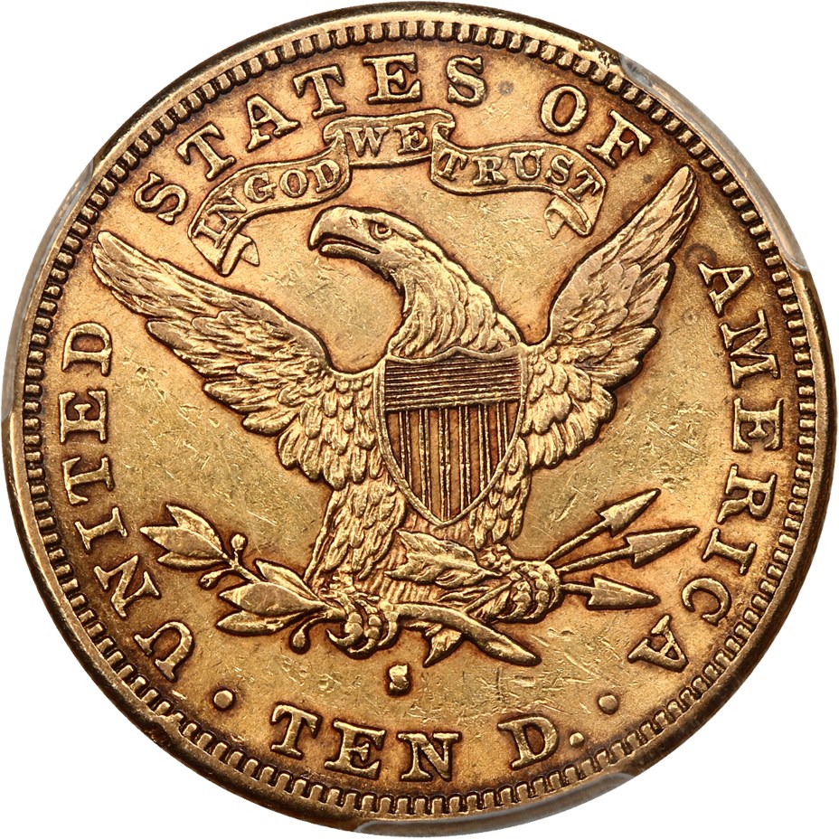 image for: 1894-S $10 PCGS AU53