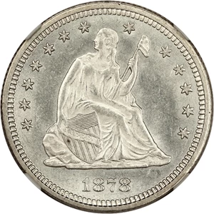 image for: 1878 25c NGC MS63