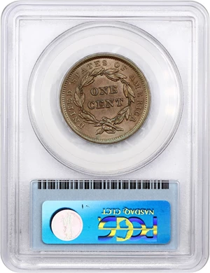image for: 1840 1c PCGS/CAC MS64 BN (Small Date, N-1)