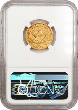 image for: 1846-O $5 NGC XF45