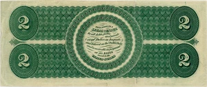 image for: FR. 41 1862 $2 Legal Tender Seal Type 2 PCGS Very Fine 35 (Apparent, Edge Split at Top Center)