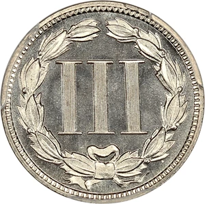 image for: 1889 3cN PCGS/CAC Proof 67+ CAM