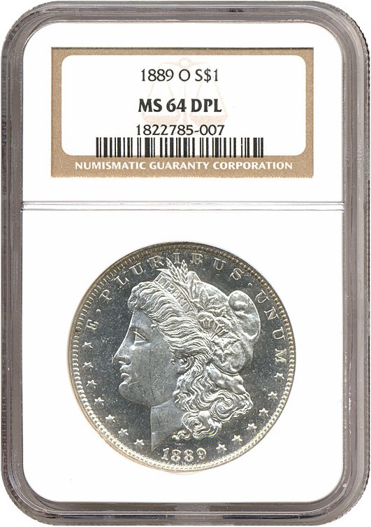 image for: 1889-O $1  NGC MS64 DMPL