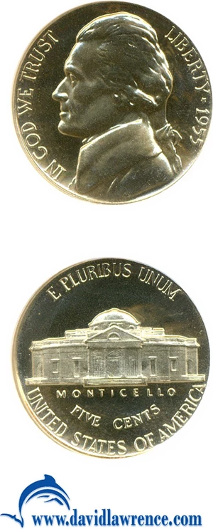 image for: 1955 5c NGC Proof 69 Cameo