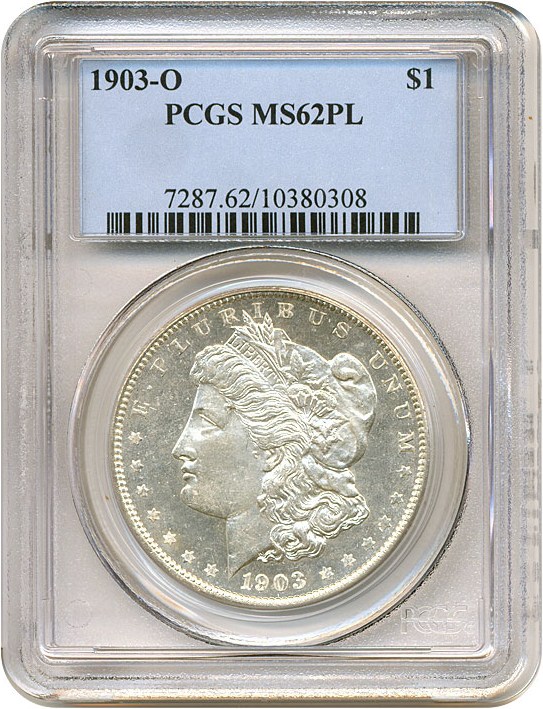 image for: 1903-O $1  PCGS MS62 PL