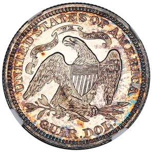 image for: 1868 25c NGC Proof 67 CAM