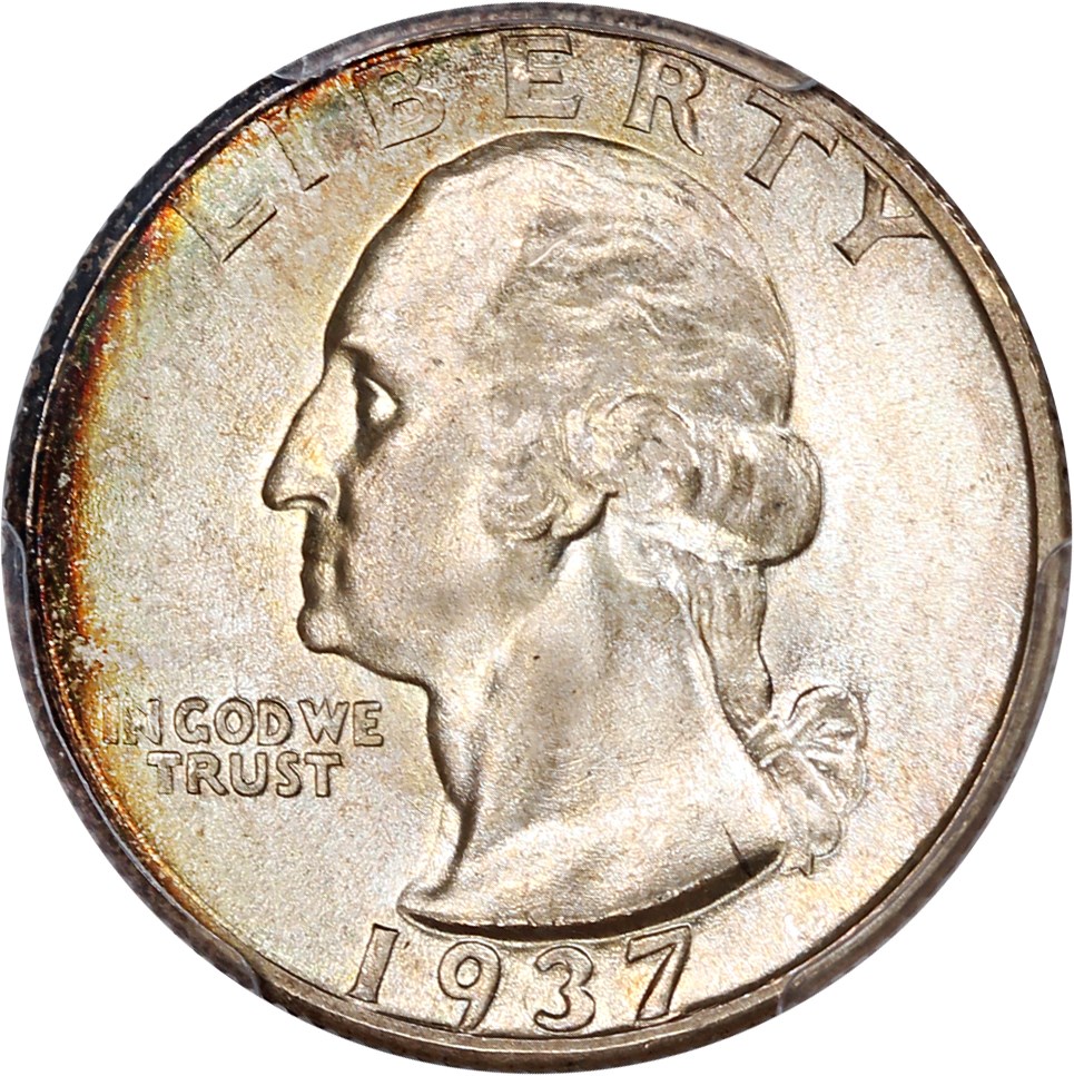 image for: 1937-D 25c PCGS/CAC MS67+