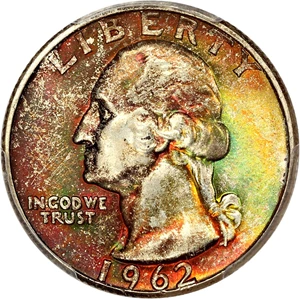 image for: 1962-D 25c PCGS/CAC MS67+