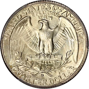 image for: 1934-D 25c PCGS/CAC MS67 (Medium Motto)