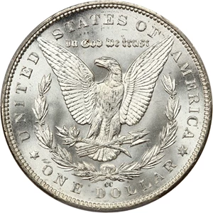image for: 1891-CC $1 PCGS MS66