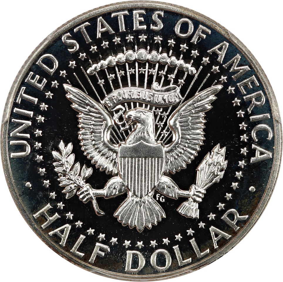 image for: 1964 50c PCGS Proof 65 DCAM (Accented Hair)