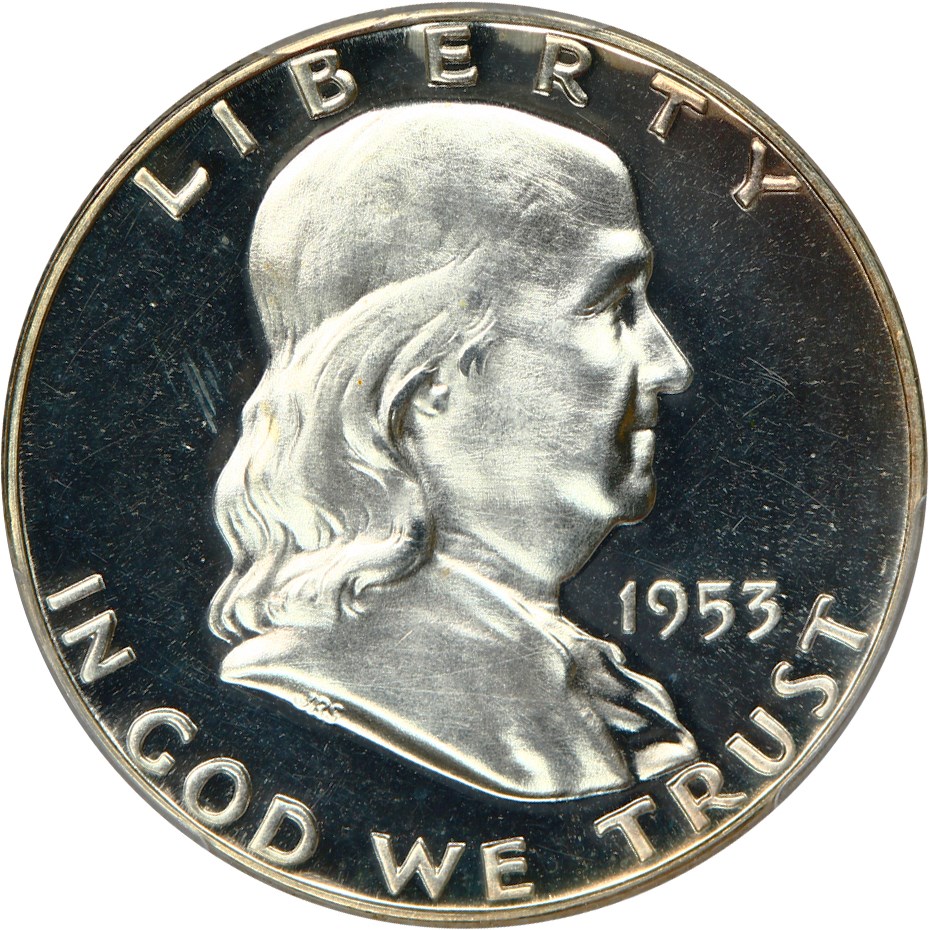 image for: 1953 50c PCGS/CAC Proof 64 DCAM