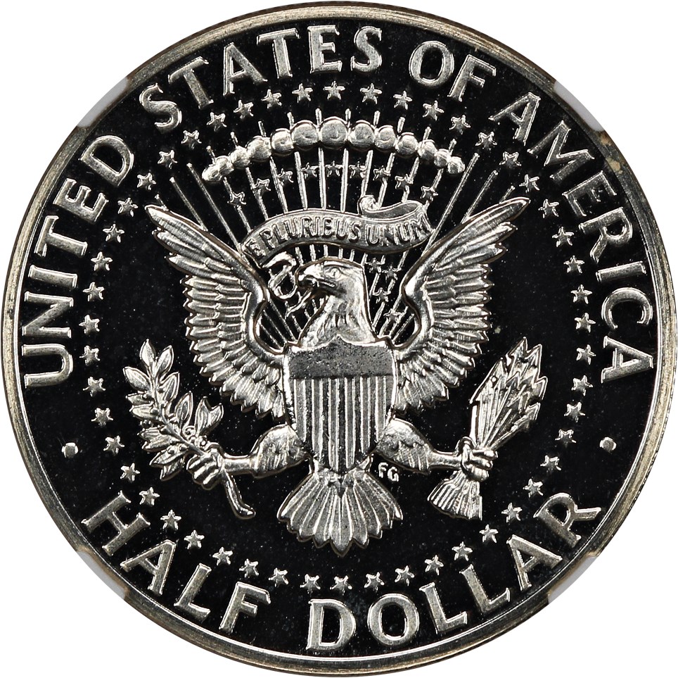 image for: 1964 50c NGC Proof 67 UCAM (Accented Hair)