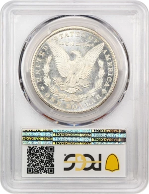 image for: 1880-CC $1 PCGS MS64DMPL (VAM 6, 8/7, Low 7)