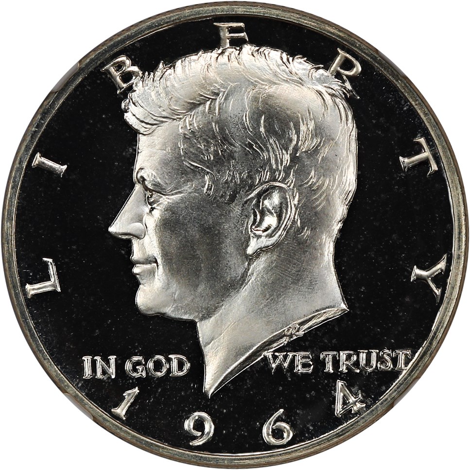 image for: 1964 50c NGC Proof 66 UCAM (Accented Hair)