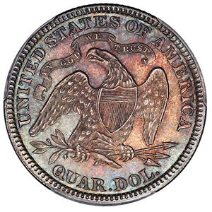 image for: 1887 25c PCGS/CAC MS64