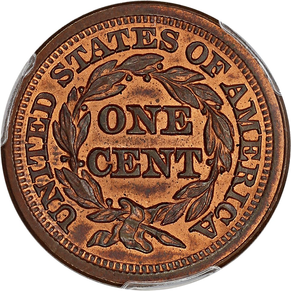 image for: 1851/81 1c PCGS/CAC MS66 RB