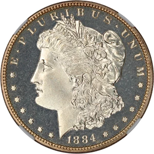 image for: 1884 $1 NGC Proof 66 Cameo