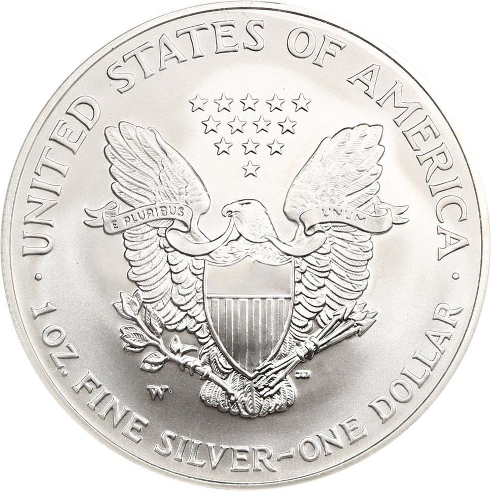 image for: 2006-W Silver Eagle $1 NGC MS69 (Burnished)