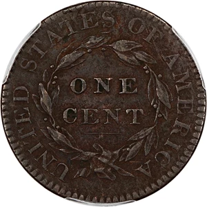 image for: 1820/19 1c PCGS Fine Details (Environmental Damage)